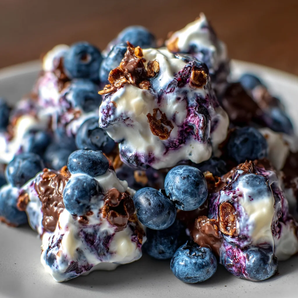 Blueberry Yogurt Clusters – Healthy, Frozen & Kid-Approved!