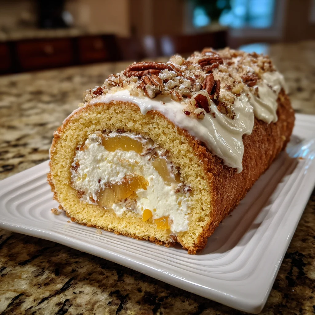 Banana Cake Cream Cheese Roll – A Swirl of Sweet, Creamy Perfection!