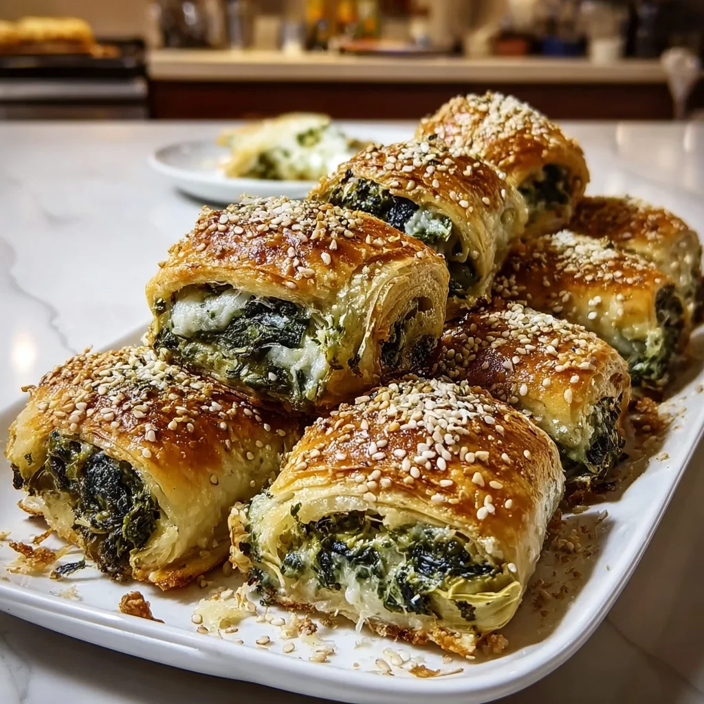 Spinach Dip Rolls – The Ultimate Party Appetizer!