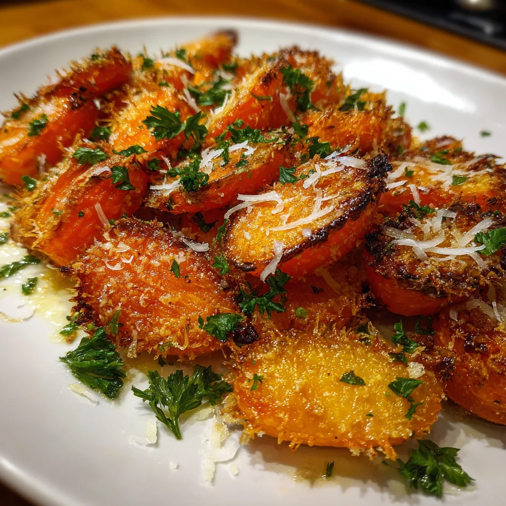 Parmesan Crusted Smashed Carrots – Crispy, Cheesy & Totally Irresistible!