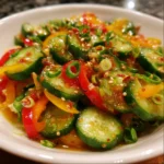 Cucumber Sweet Pepper Salad – The Crunchiest, Most Refreshing Side!