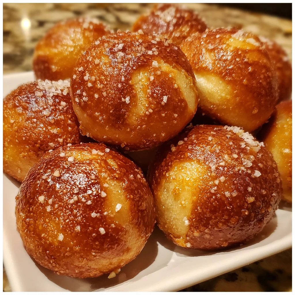 Warm Buttery Soft Pretzel Bites – Golden, Chewy & Perfectly Snackable!