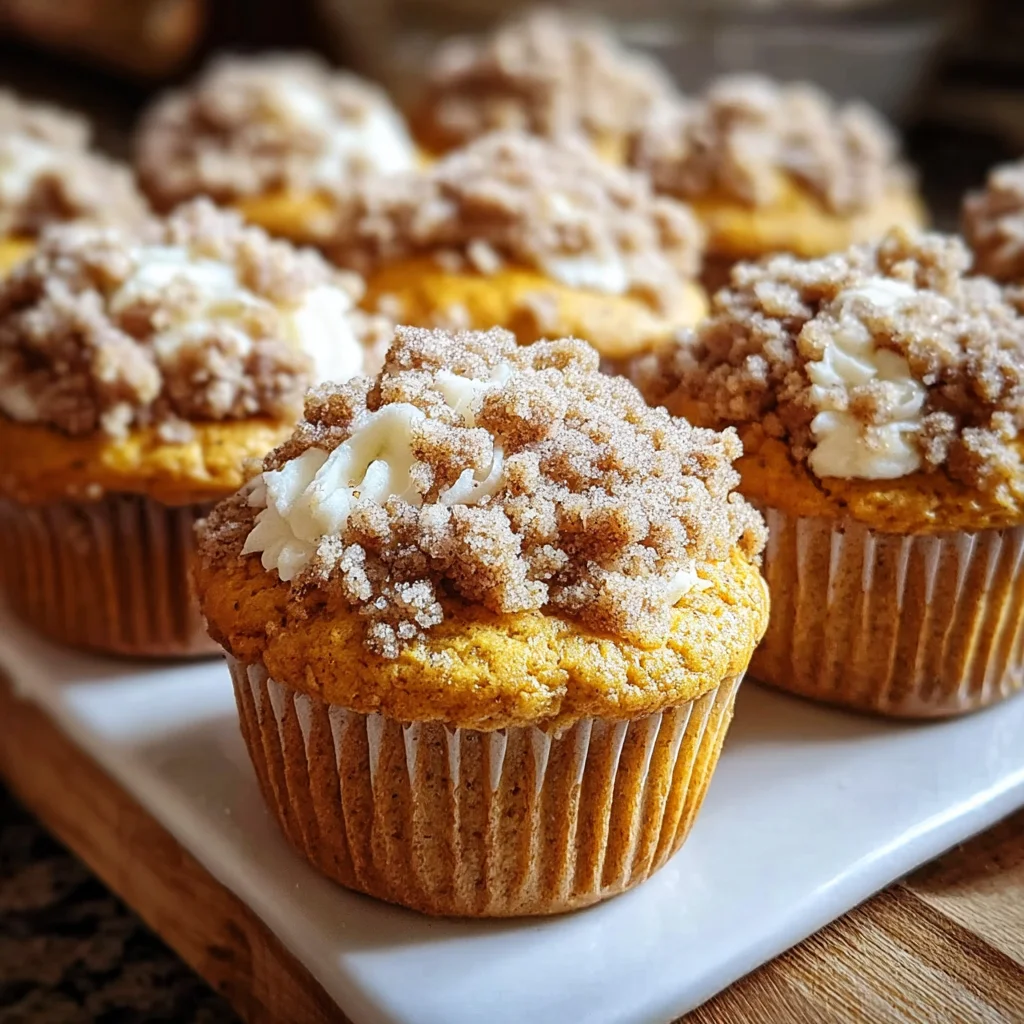 Pumpkin Cream Cheese Streusel Muffins – Moist, Spiced & Irresistible!