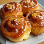 Glazed Orange Sweet Rolls – Soft, Citrusy & Drizzled with Sweet Perfection!