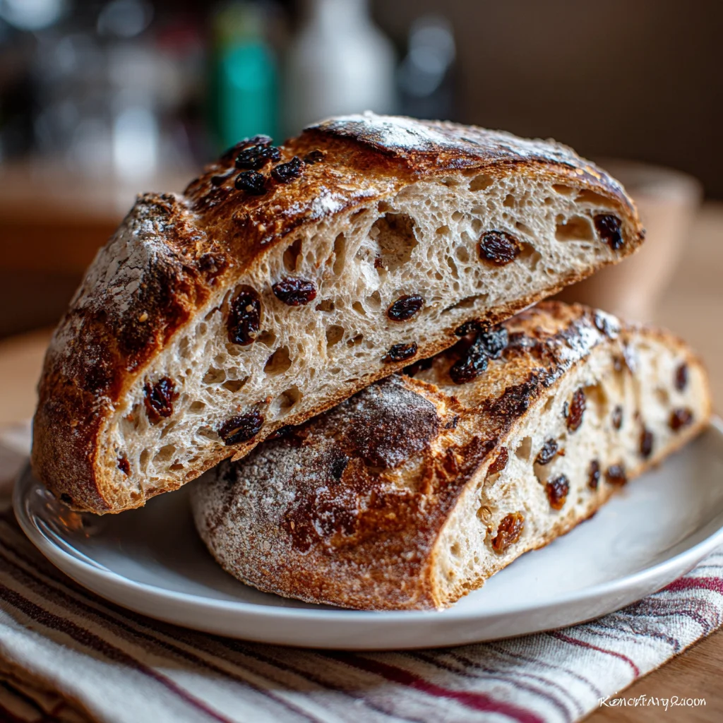 Cinnamon Raisin Sweet Sourdough Bread

