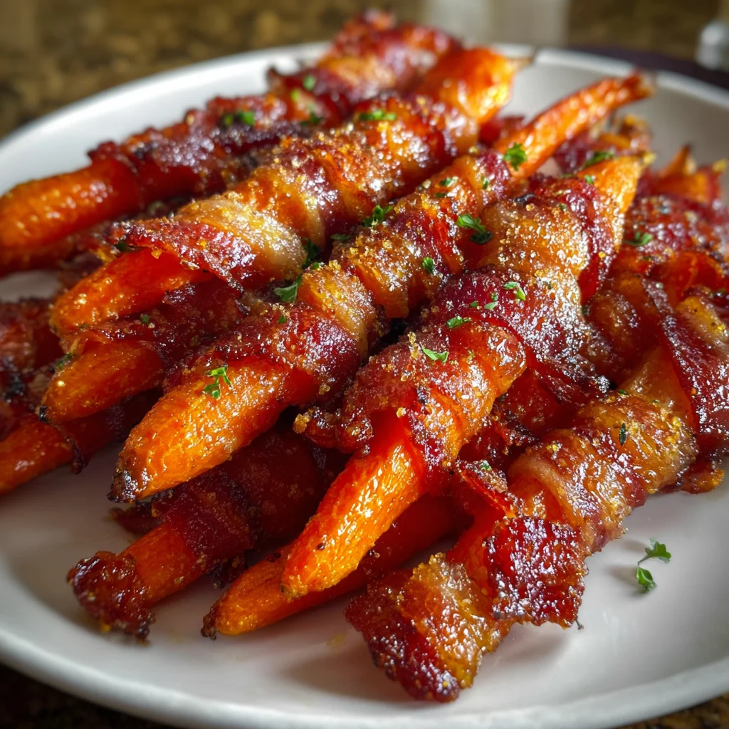 Maple Bacon Glazed Carrots – Sweet, Savory & Irresistible!