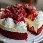 Red Velvet Strawberry Cheesecake – A Dreamy, Decadent Mashup!