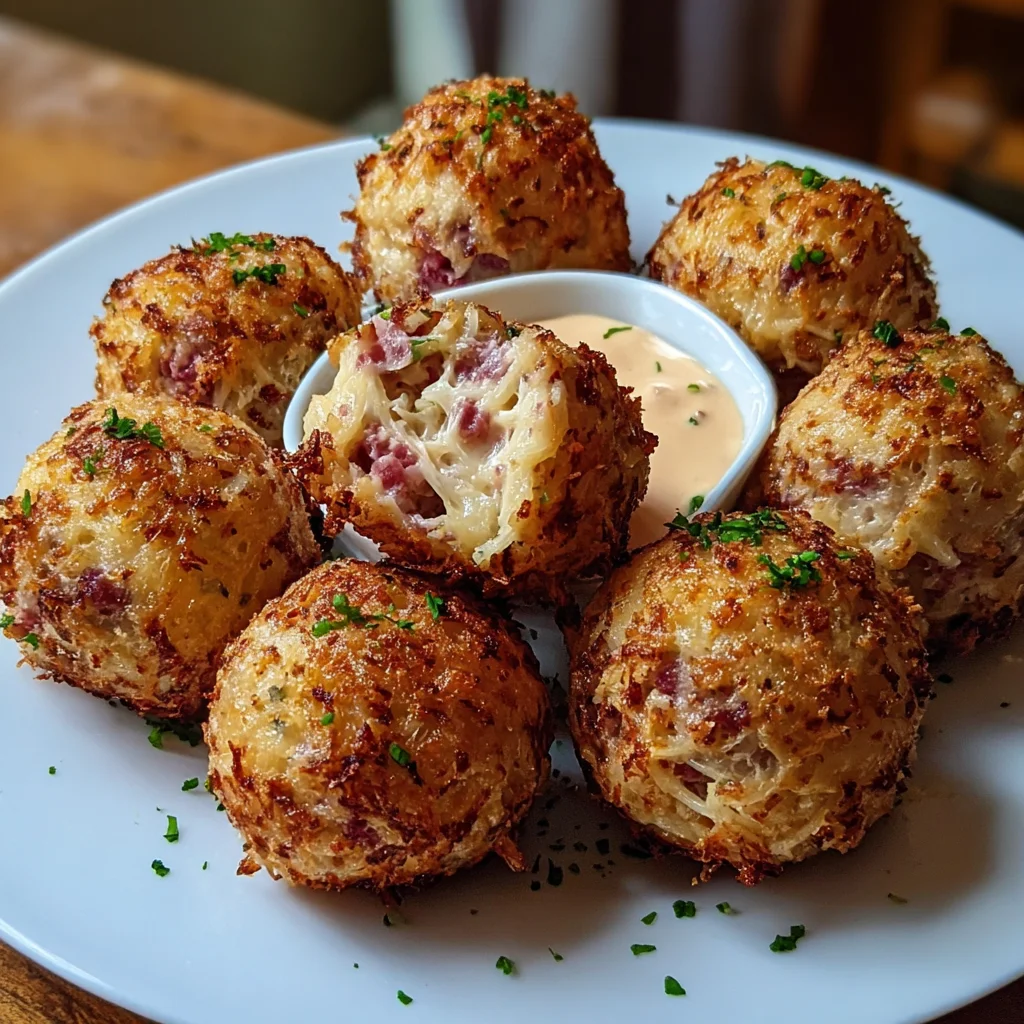 Reuben Balls – The Ultimate Party Appetizer with a Savory Twist!