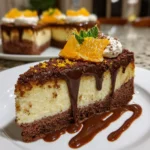 Chocolate Orange Cheesecake Layer Cake will Wow You!