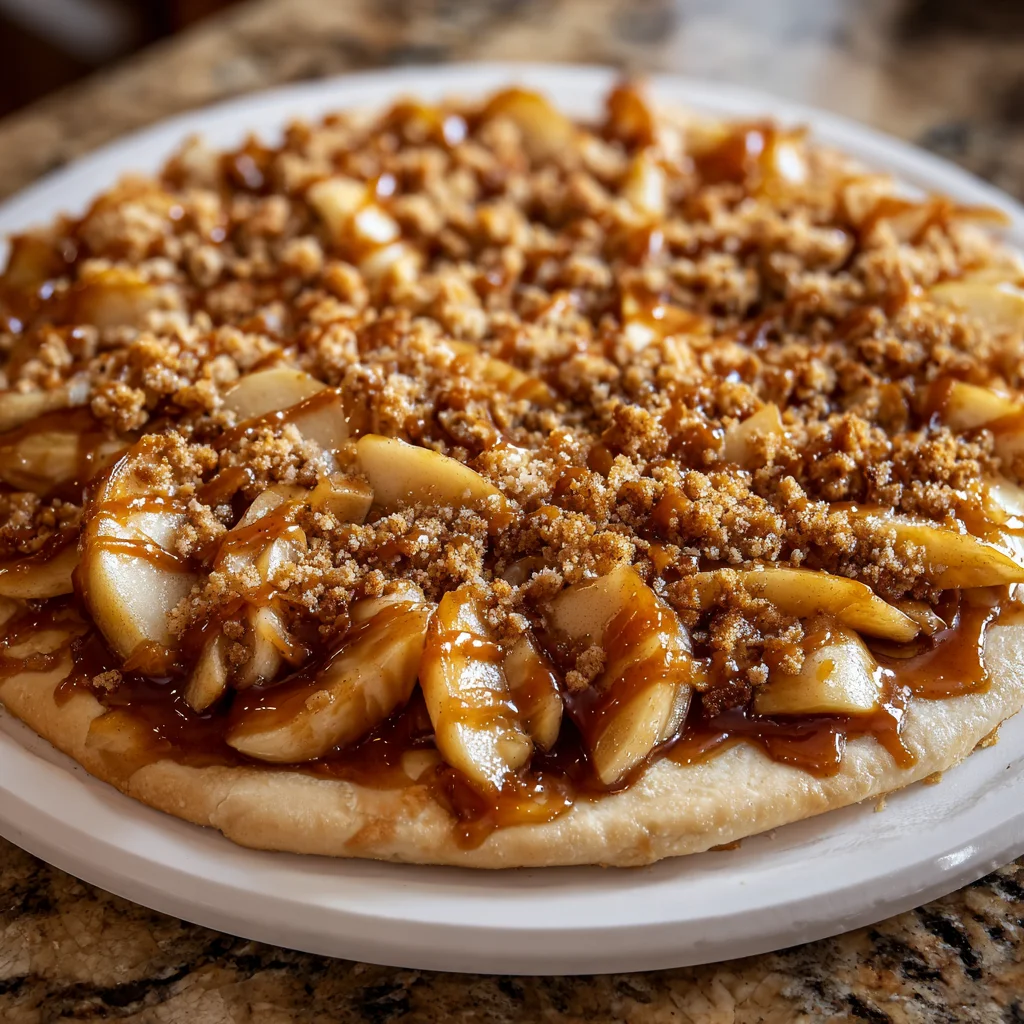 Apple Crisp Pizza – Sweet, Crunchy & A Fun Fall Dessert Twist!