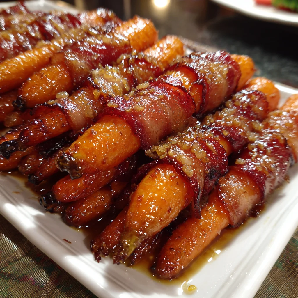 Maple Bacon Glazed Carrots – Sweet, Savory & Irresistible!