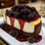 Blackberry Red Velvet Cheesecake – Lush, Velvety & Berry-Delicious!