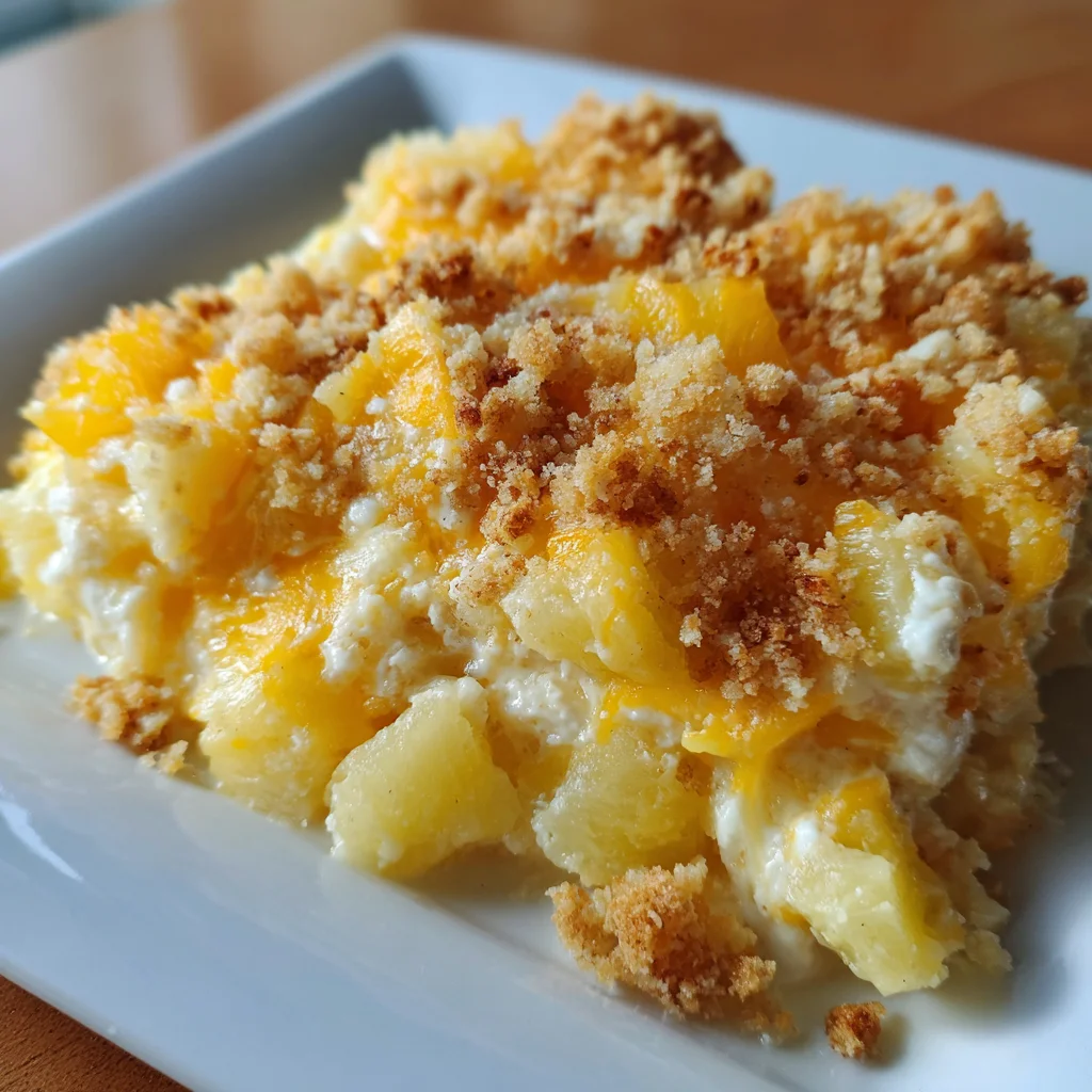 Pineapple Casserole – Sweet, Savory & Southern Comfort at Its Best!