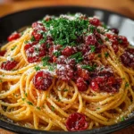 Cranberry Spaghetti – A Festive, Tangy Twist on Pasta!