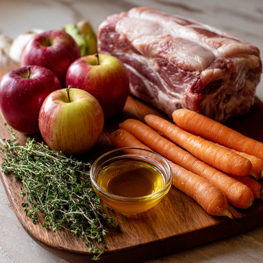 Apple Cider Braised Pork Shoulder – Tender, Juicy & Packed with Fall Flavor!