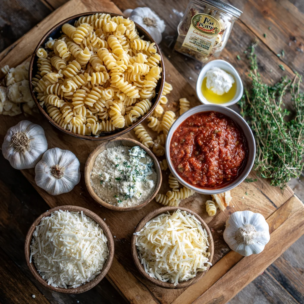 Garlic Butter Pizza Pasta Bowls – Cheesy, Saucy & Totally Irresistible!