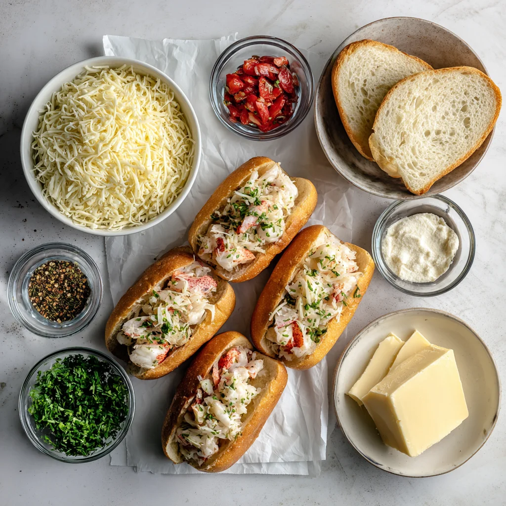Lobster-Stuffed Garlic Bread Boats – Buttery, Cheesy & Totally Indulgent!