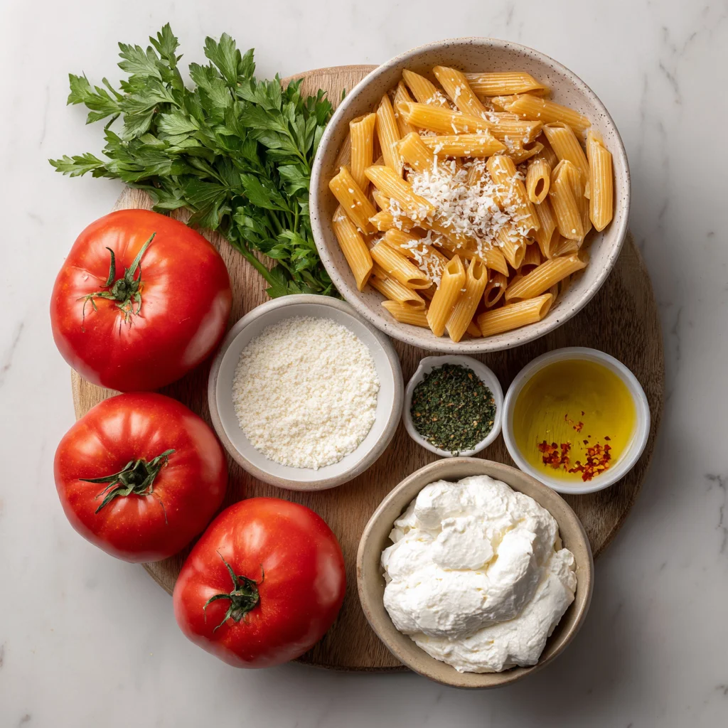 Tomato Ricotta Pasta – Creamy, Tangy & Bursting with Fresh Flavor!
