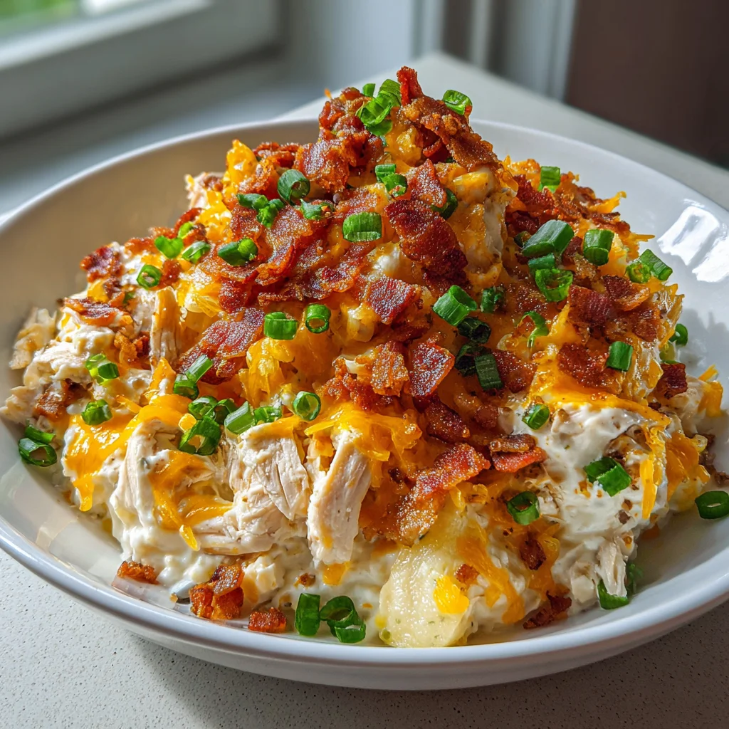 Crack Chicken Casserole Bake – Creamy, Cheesy & Totally Addictive!