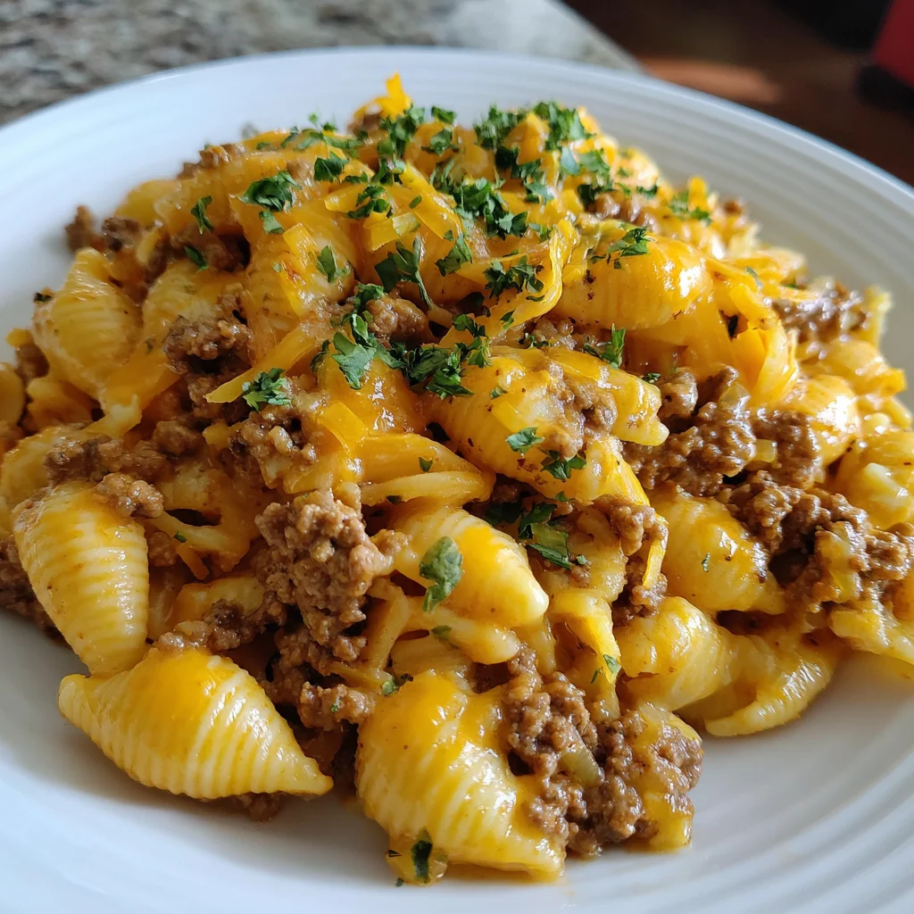 Cheesy Enchilada Hamburger Helper – Zesty, Cheesy & One-Pot Delicious!