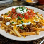 Cheeseburger French Fry Casserole – Cheesy, Hearty & Family-Friendly Comfort!