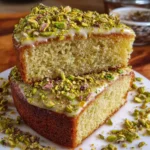 Lemon Pistachio Milk Cake – Soft, Zesty & Luxuriously Creamy!