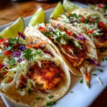 Fish Tacos with Cabbage Slaw – Fresh, Zesty & Perfectly Crunchy!