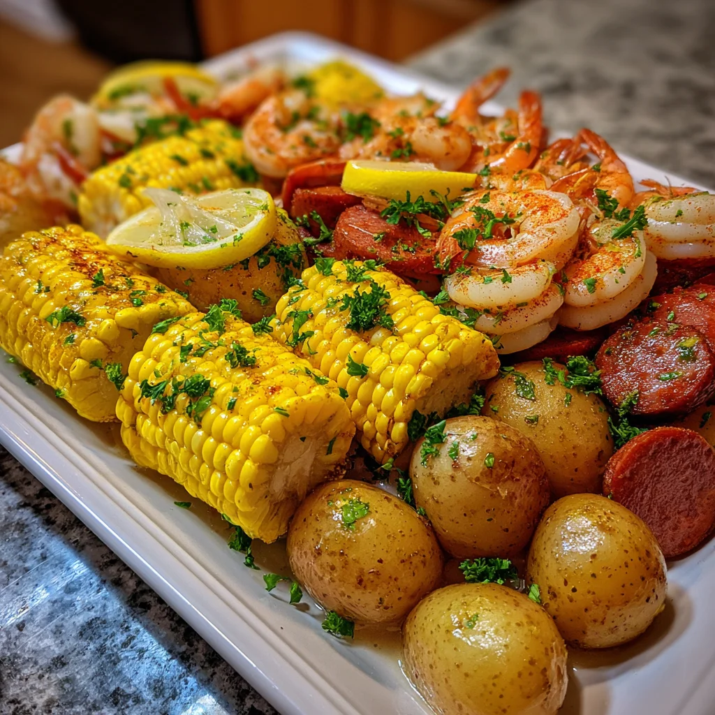 Sheet Pan Shrimp Boil – Zesty, Flavorful & Perfect for Sharing!