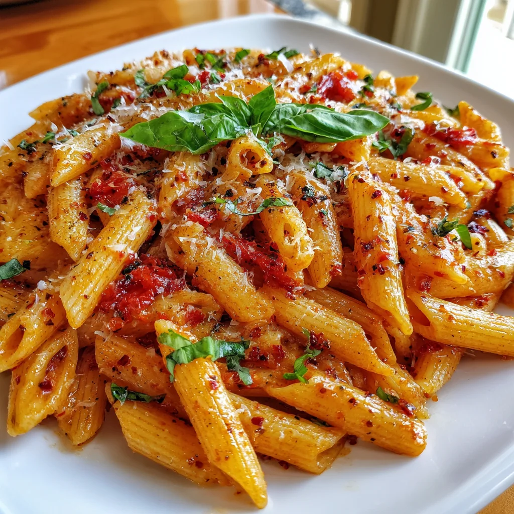 Creamy Tomato Garlic Pasta – Rich, Velvety & Bursting with Flavor!