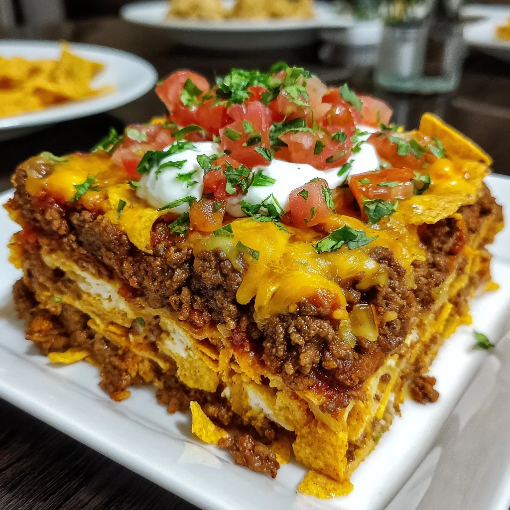 Cheesy Dorito Taco Casserole – Crunchy, Zesty & Comfort Food Heaven!