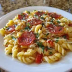 Garlic Butter Pizza Pasta Bowls – Cheesy, Saucy & Totally Irresistible!