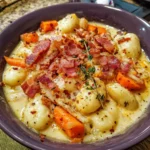 Bacon Cheddar Gnocchi Soup – Creamy, Smoky & Comfort in Every Spoonful!
