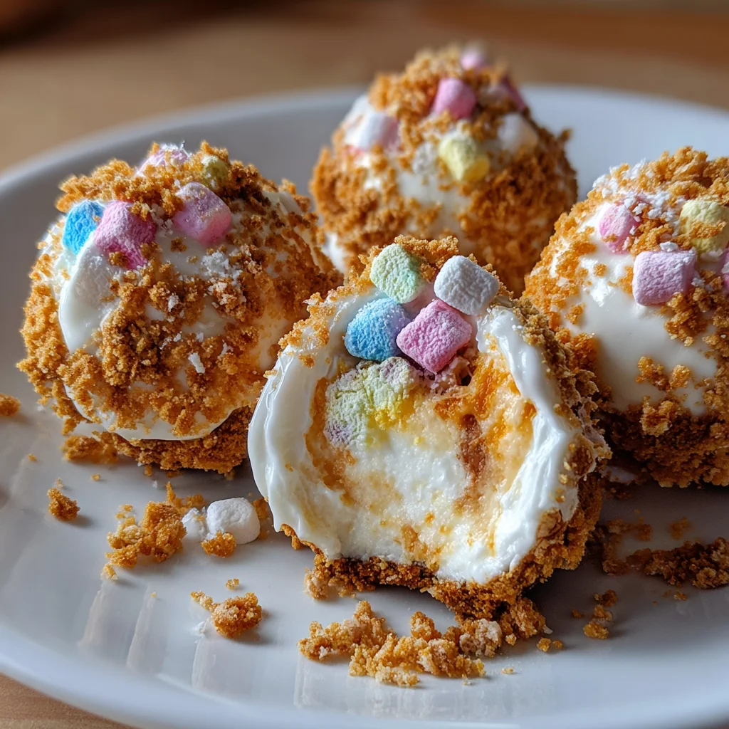 Crunchy Cotton Candy Cheesecake Bombs – Whimsical, Creamy & Irresistibly Fun!