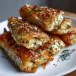 Oven Fried Feta Rolls with Chili Honey – Crispy, Creamy & Sweet-Heat Perfection!