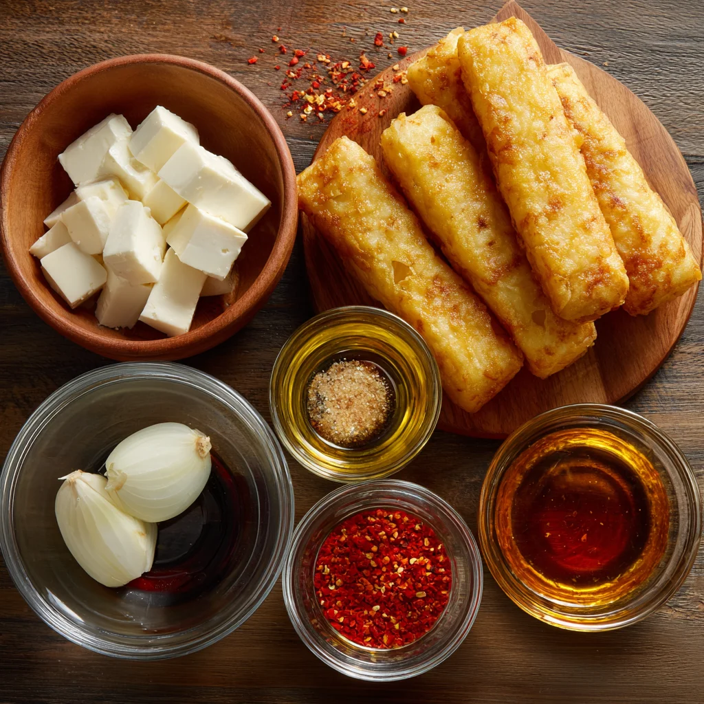 Oven Fried Feta Rolls with Chili Honey – Crispy, Creamy & Sweet-Heat Perfection!