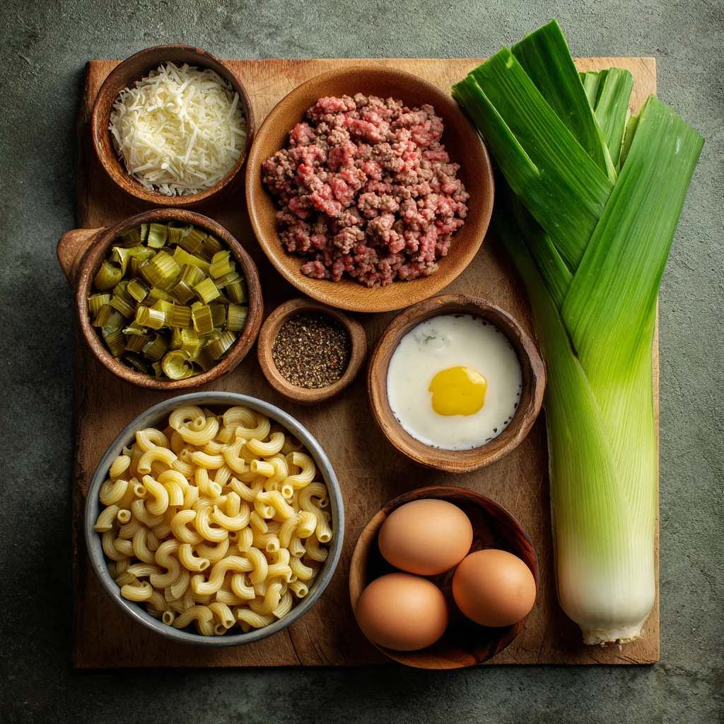 Leek Beef Macaroni Creamy – Comfort in a Bowl