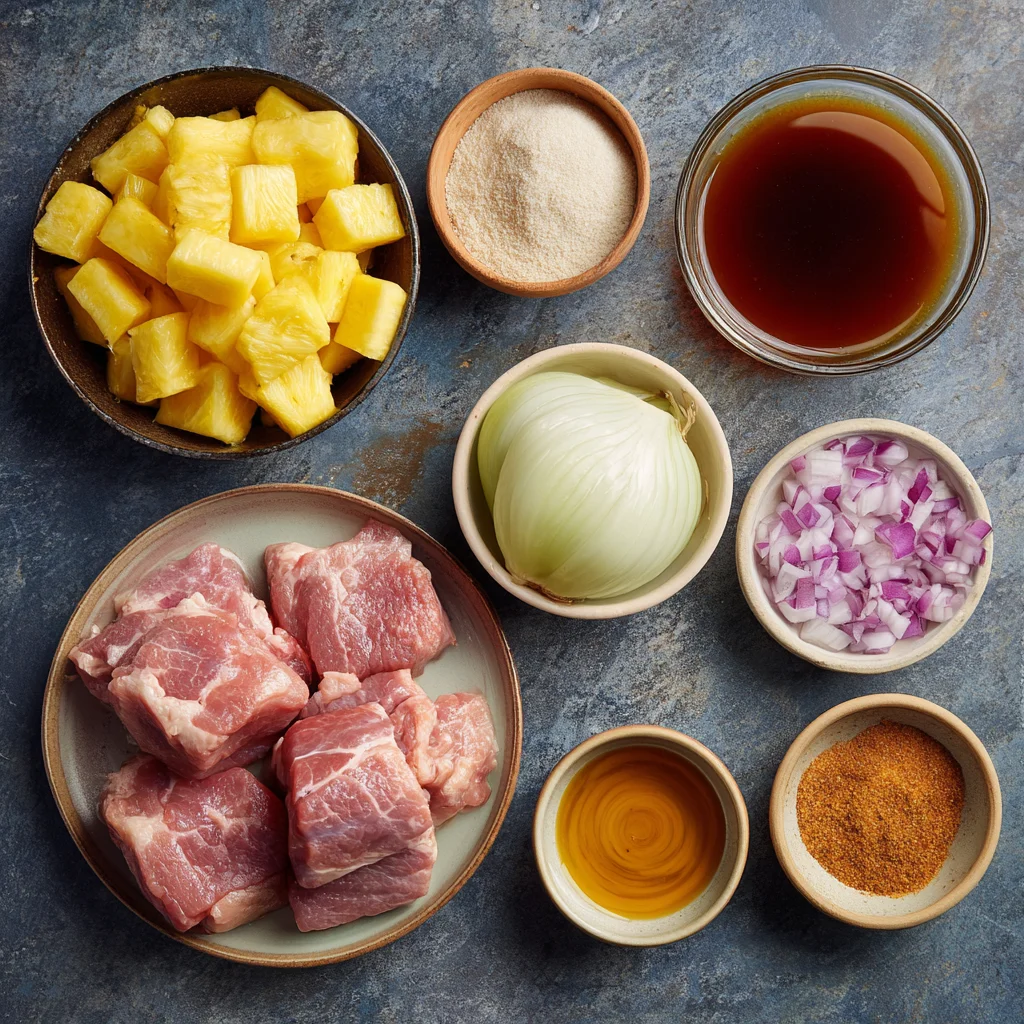 Pineapple Pork Slow Cooker – Sweet, Savory & Melt-in-Your-Mouth Delicious!