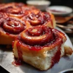 Halloween Bloody Cinnamon Rolls – Spooky, Sweet & Sinfully Delicious!
