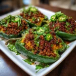 Teriyaki Ground Beef Poblano Peppers – Sweet, Savory & Perfectly Spiced!