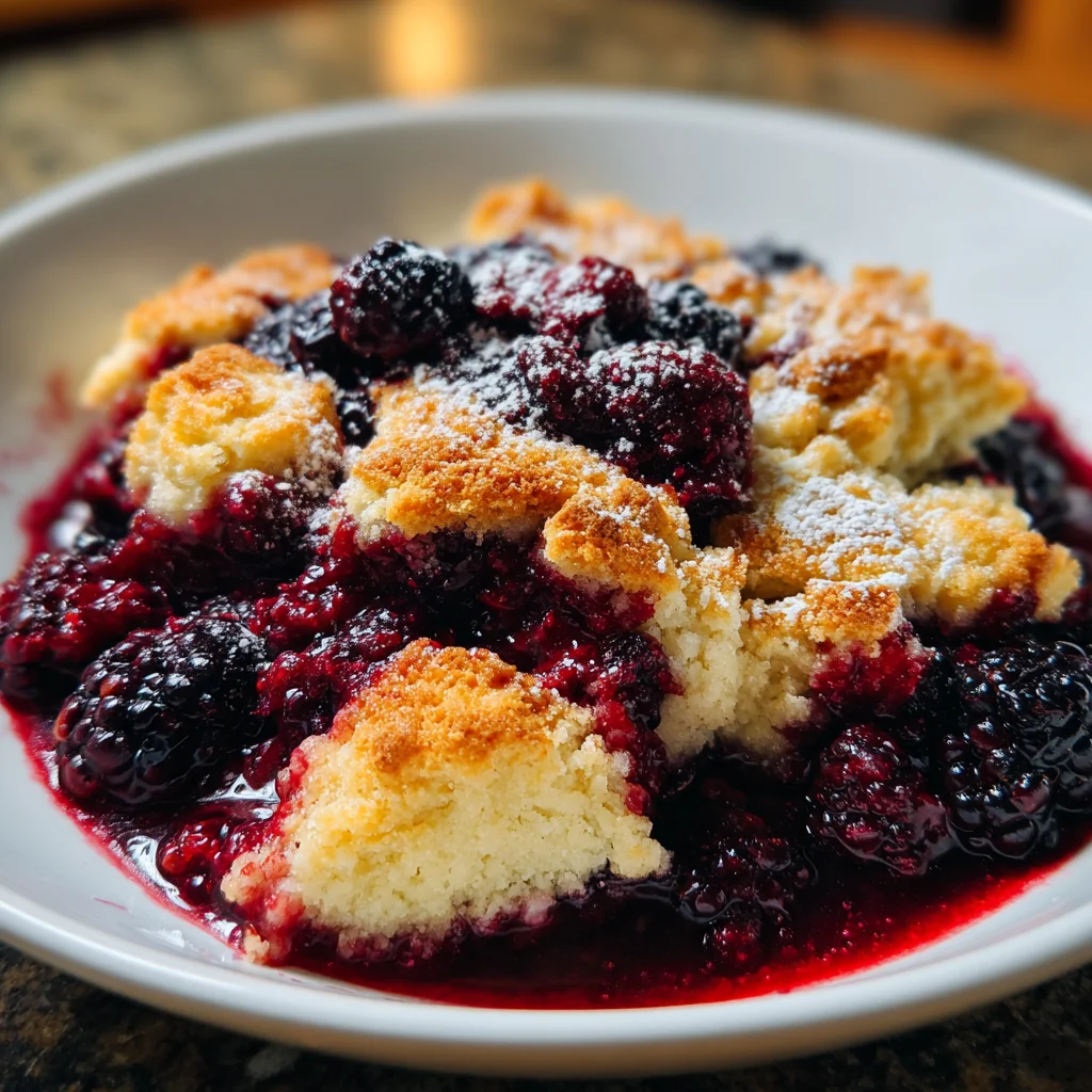 Blackberry Cobbler – Juicy, Golden & Sweet Summer Comfort!