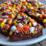 Wicked Good Halloween Brownie Pizza – Spooky, Fudgy & Freakishly Fun!