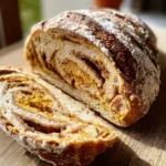 Cinnamon Swirl Pumpkin Sourdough Bread – Warm, Spiced & Perfectly Soft!