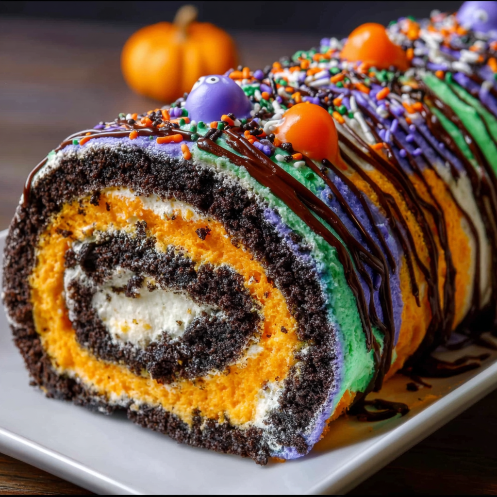 Halloween Oreo Roll – Spooky, Creamy & Devilishly Delicious!