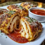 Chicken Parmesan Puff Pillows – Crispy, Cheesy & Comfort in Every Bite!