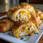 Cheesy Chicken Crescent Rolls – Golden, Gooey & Irresistibly Comforting!