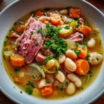 Navy Bean Ham Bone Soup – Cozy, Hearty & Packed with Home-Style Flavor!