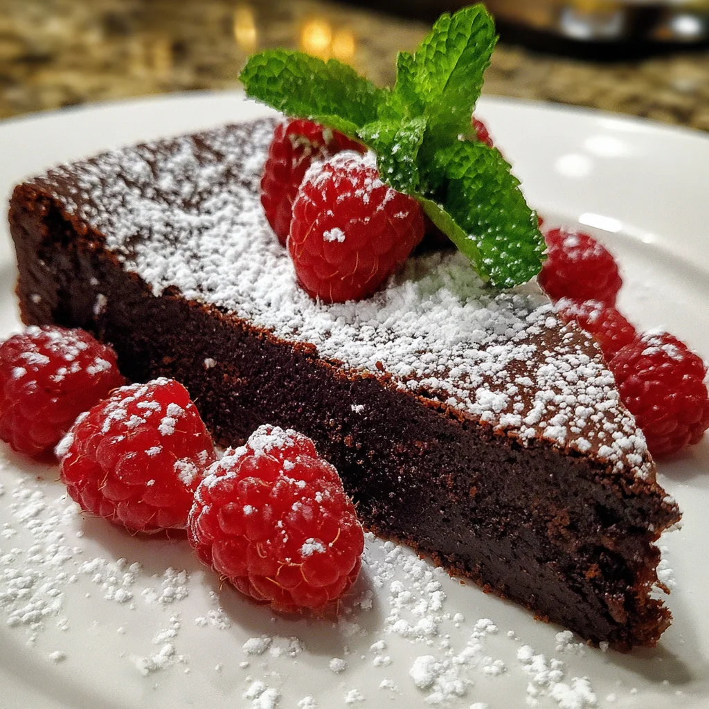 Flourless Chocolate Cake – Rich, Fudgy & Incredibly Decadent!