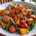 Healthy Roasted Sweet Potato Salad – Vibrant, Nutritious & Bursting with Flavor!