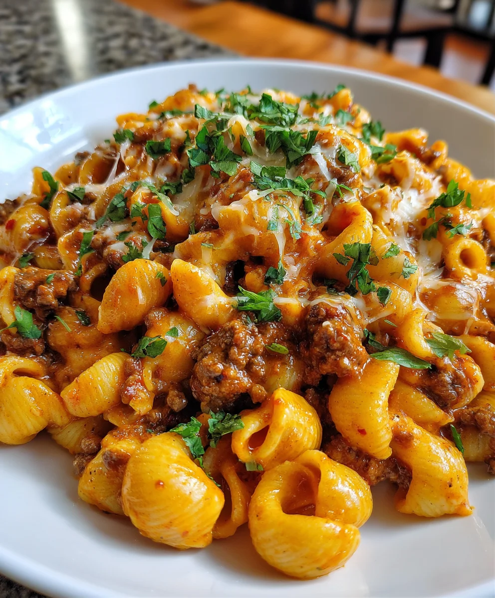 Cheesy Enchilada Hamburger Helper – Bold, Cheesy & Packed with Tex-Mex Flavor!