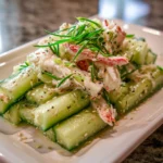 Cucumber Salad with Crab Meat Delight – Fresh, Creamy & Elegantly Refreshing!